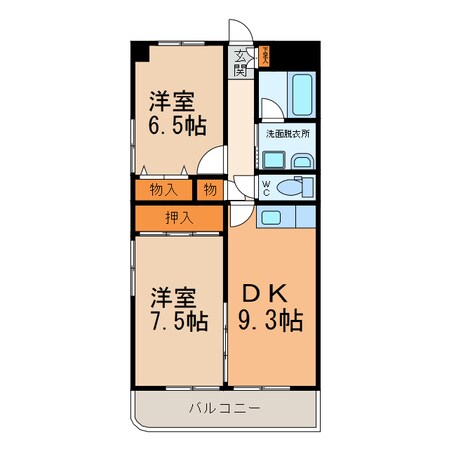 イーストエントピアの物件間取画像